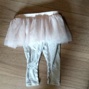 Cloud Island Soft Gray and White Baby Outfit